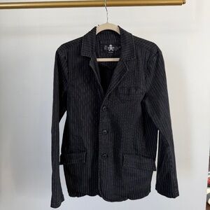 royal bones pinstripe blazer